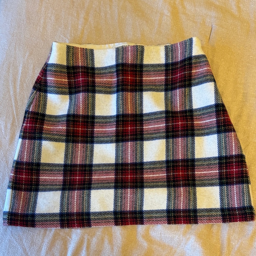 Abercrombie and Fitch plaid mini skirt
